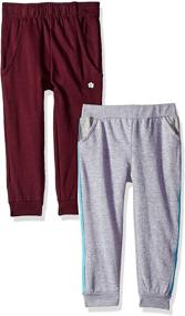 img 2 attached to Limited Too Toddler Joggers Fuchsia Girls' Clothing in Pants & Capris