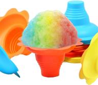 paragon 4 ounce sno cone multicolor 100 cup logo