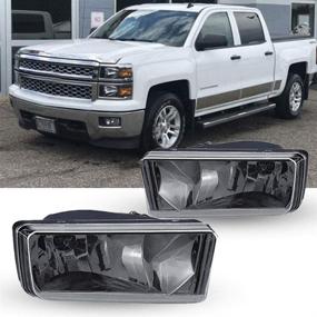 img 4 attached to 🚘 H8 12V 35W Halogen Fog Lights Replacement with Smoke Lens for 2007-2015 Silverado, 2007-2014 Suburban 1500, GMC Sierra 1500 2500HD 3500HD - Passenger and Driver Side - OEM Part Numbers: 25883245 GM259316