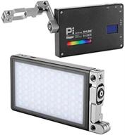boling p1 rgb led видео свет: карманный свет on-camera c 9 ситуационными применениями, 360° регулируемая система поддержки и встроенный аккумулятор логотип