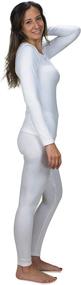 img 3 attached to 🔥 Cozy and Comfortable Women's Ultra Soft Thermal Underwear Long Johns Set with Fleece Lining - Stay Warm All Day!