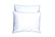 👶 yourecofamily toddler pillows - organic shell, 14x19 size, loved by toddlers (white 2 pack) logo