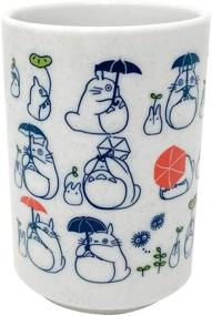 img 2 attached to 🍵 Authentic Benelic My Neighbor Totoro Dondoko Dance Large Japanese Teacup - Official Studio Ghibli Merchandise: Bring the Magic Home