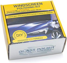 img 3 attached to 🚗 Полироль для стекол GLASS POLISH 21005 с набором для полировки лобового стекла с автомобильным раствором для полировки стекол, который можно использовать самостоятельно