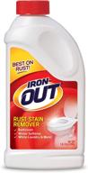 🔧 iron out powder rust stain remover: eliminate and prevent stubborn rust stains in bathrooms, kitchens, appliances, laundry, and outdoors, 1 lb 12 oz logo