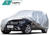 all weather waterproof car cover for suvs- universal fit for honda pilot, ford explorer, audi q7/q8, toyota sienna, nissan murano, chevrolet tahoe, gmc yukon denali, and more- up to 204 inch coverage logo