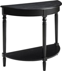 img 1 attached to Convenience Concepts French Country Entryway Table, Black – Elegant and Timeless Furniture Piece for Effortless Organization