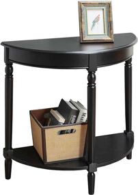 img 3 attached to Convenience Concepts French Country Entryway Table, Black – Elegant and Timeless Furniture Piece for Effortless Organization