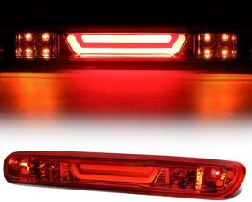 img 3 attached to 🚨 DNA Motoring 3D LED Red Third Brake/Cargo Light for 07-13 Chevy Silverado - Low Power Consumption, Chrome Bar Design