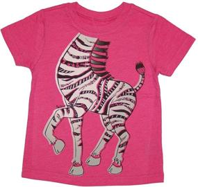 img 4 attached to Peek-A-Zoo Soft Short Sleeve Tee for Baby, Infant + Toddler (0/6M-6T) - Choose from Land Animals and Character Designs