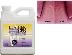 img 1 attached to Restore and Protect Your Leather: Leather CPR Cleaner & Conditioner (32oz)