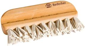 img 3 attached to Redecker Natural Lint Brush 5-1/4 inches: Easy-to-Clean Beechwood with Rubber Bristles for Effective Hair Trapping | Made in Germany