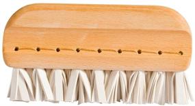 img 2 attached to Redecker Natural Lint Brush 5-1/4 inches: Easy-to-Clean Beechwood with Rubber Bristles for Effective Hair Trapping | Made in Germany