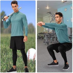 img 3 attached to WRAGCFM Pullover Lightweight Athletic Outdoors Men's Clothing and Active