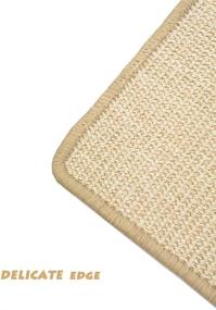 img 3 attached to 🐱 Treasborn Durable Cat Scratcher: Heavy-Duty Sisal Scratching Pad for Cats - Anti-Slip, No Mess - Protect Your Furniture Naturally from Claw Damage!