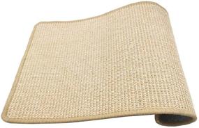 img 4 attached to 🐱 Treasborn Durable Cat Scratcher: Heavy-Duty Sisal Scratching Pad for Cats - Anti-Slip, No Mess - Protect Your Furniture Naturally from Claw Damage!