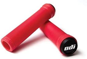 img 3 attached to 🔴 Red ODI Soft Flangeless Longneck Grips Softies - Ideal for Bikes and Scooters