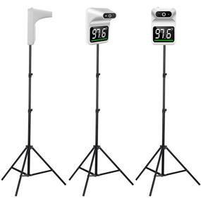 img 1 attached to 🌡️ Versatile Tripod Stand Holder for Non-Contact Medical Infrared Thermometer - Thermometer for Physician Offices and Hospitals