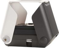 kiipix портативный фотосканер и принтер, совместим с пленкой fujifilm instax mini, черный логотип