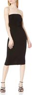 kamalikulture womens strapless dress black logo