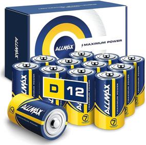 img 4 attached to 🔋 Allmax D Maximum Power Alkaline Batteries (12 Count) – Long-Lasting D Cell Battery, 7-Year Shelf Life, Leak-Proof – EnergyCircle Technology (1.5 Volt)