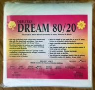 🧵 quilter's dream 80/20 white select loft batting - twin size 93"x72": premium quality for perfect quilting results logo