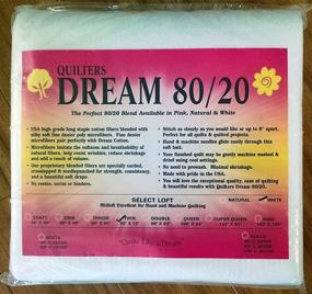 img 1 attached to 🧵 Quilter's Dream 80/20 White Select Loft Batting - Twin Size 93"x72": Premium Quality for Perfect Quilting Results