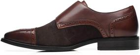 img 2 attached to Optimized Search: Men's Milan Leather Suede Double Loafer Shoes - Loafers & Slip-Ons