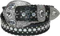 medium women's accessories: 💎 ctm women's western rhinestone embellishments logo