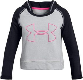 img 1 attached to Худи Under Armour высокая видимость желтый девичья одежда и активный.