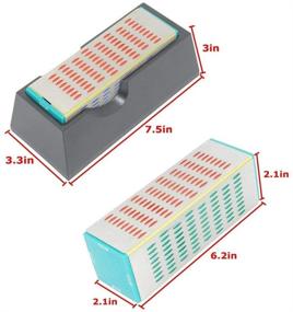 img 3 attached to Diamond Whetstone 6 Inch Sharpening Sharpener