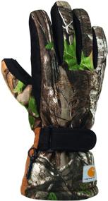 img 2 attached to 🧤 Rugged Camo Gloves for Boys - Carhartt's Durable and Stylish Choice