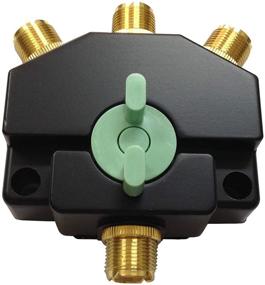 img 3 attached to 📻 TW-103 3 Position Coaxial Switch for 144/440MHz HAM CB or HF/VHF/UHF Radio, UHF Female Connector (SO-239), Enhanced with Golden Plating