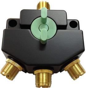 img 2 attached to 📻 TW-103 3 Position Coaxial Switch for 144/440MHz HAM CB or HF/VHF/UHF Radio, UHF Female Connector (SO-239), Enhanced with Golden Plating