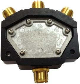 img 1 attached to 📻 TW-103 3 Position Coaxial Switch for 144/440MHz HAM CB or HF/VHF/UHF Radio, UHF Female Connector (SO-239), Enhanced with Golden Plating