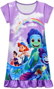 img 4 attached to WYYXXT Princess Toddler Cartoon Shirtdress Girls' Clothing in Dresses