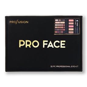 img 1 attached to 💄 Profusion Cosmetics - Trendsetter Collection Pro Face Kit: Blusher, Bronzer, Eyeshadow, 32pcs - A Complete Makeup Solution