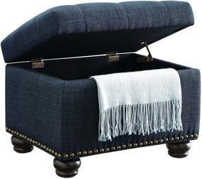 img 2 attached to Convenience Concepts Designs4Comfort Storage Ottoman Furniture for Accent Furniture