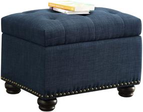 img 3 attached to Convenience Concepts Designs4Comfort Storage Ottoman Furniture for Accent Furniture