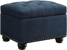 img 4 attached to Convenience Concepts Designs4Comfort Storage Ottoman Furniture for Accent Furniture