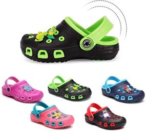 img 3 attached to JUXI Toddler Sandals Slippers Numeric_9 Boys' Shoes