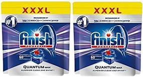 img 4 attached to 🧼 Enhanced Cleaning with Finish Quantum MAX Powerball Dishwasher Detergent Tabs - Pack of 120 (2 Pack, 60 Each)