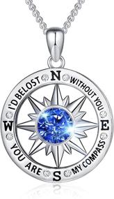 img 4 attached to 🧭 Inspirational Compass Necklace for Graduates, Traveller College Graduation Gift with Compass Pendant, Friendship Compass Necklace, Journey-themed Compass Jewelry - Enjoy the Ride