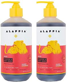 img 4 attached to Alaffia Kids Shampoo Coconut Strawberry