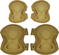 ultimate protection with arcenciel tactical combat knee & elbow protective pads guard set логотип