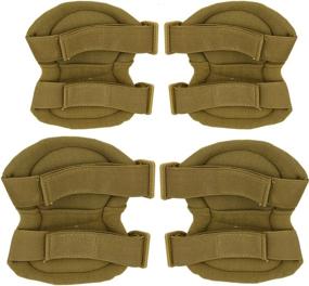 img 3 attached to Ultimate Protection with ArcEnCiel Tactical Combat Knee & Elbow Protective Pads Guard Set