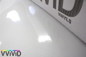 img 2 attached to 🌟 High Gloss White VViViD Realistic Paint-Like Microfinish Vinyl Wrap Roll with XPO Air Release Technology - 1ft x 5ft