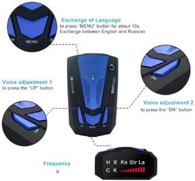 img 3 attached to 🚗 MASO New Car Speed Radar Detector: LED Display, City/Highway Mode, 360° Angle, 16 Band Alert