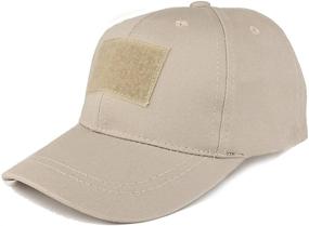 img 3 attached to Youth Size Tactical Cap with Hook and Loop Patch - Popular trendy apparel for kids