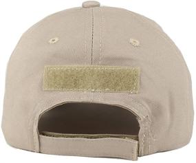 img 1 attached to Youth Size Tactical Cap with Hook and Loop Patch - Popular trendy apparel for kids